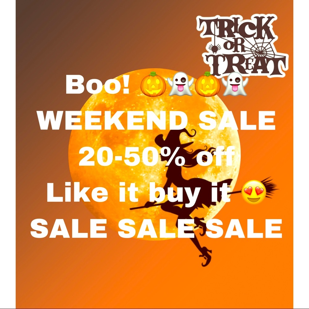 WEEKEND SALE...20-50% off...MAKE OFFERS!!!🎃